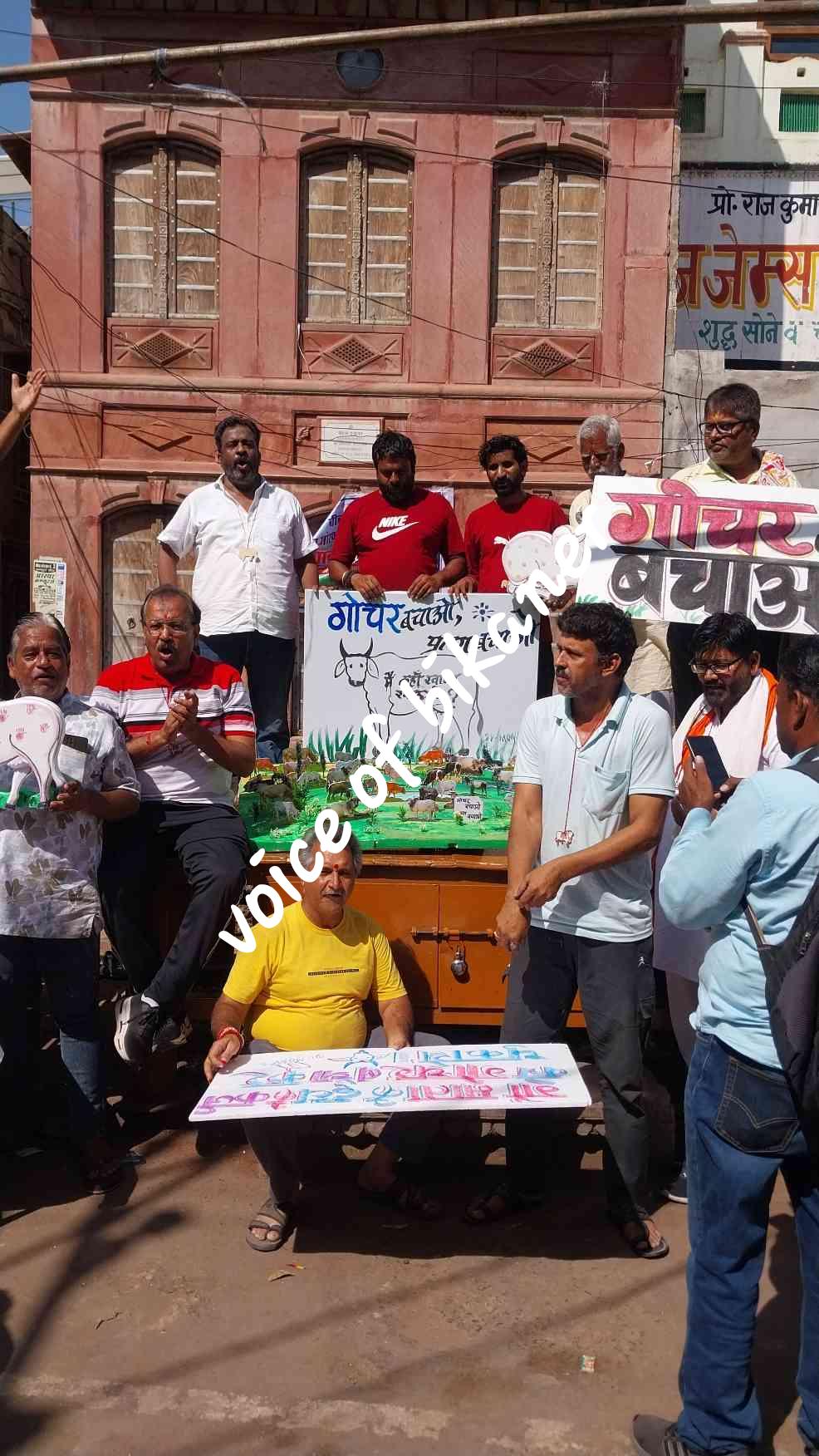 बीकानेर: गोचर बचाओं, प्राण बचाओं कला यात्रा आज से शुरू, आर्ट और संगीत के जरिए करेंगे जनजागरण